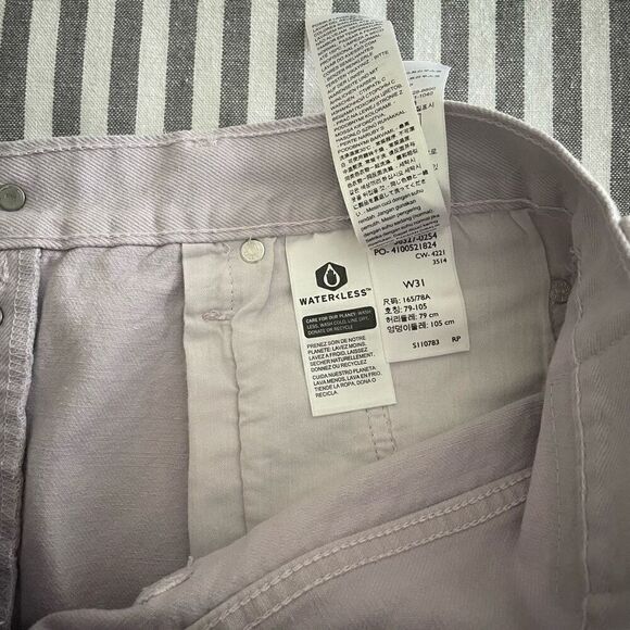 Levi’s 501 Original Fit High Rise Shorts Size 31 - Picture 4 of 5